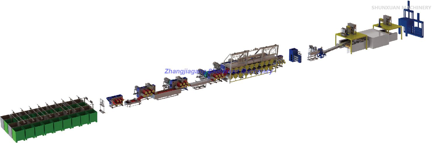 ፖሊስተር ስቴፕ ፋይሎች ማሽኖች 